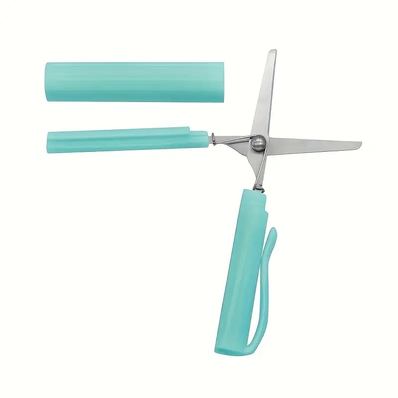AliExpress Kawaii Multifunction Folding Scissors Creative Pen Shape Scissors DIY Portable Paper-Cutting Art Tool School Office Supplies, view 5