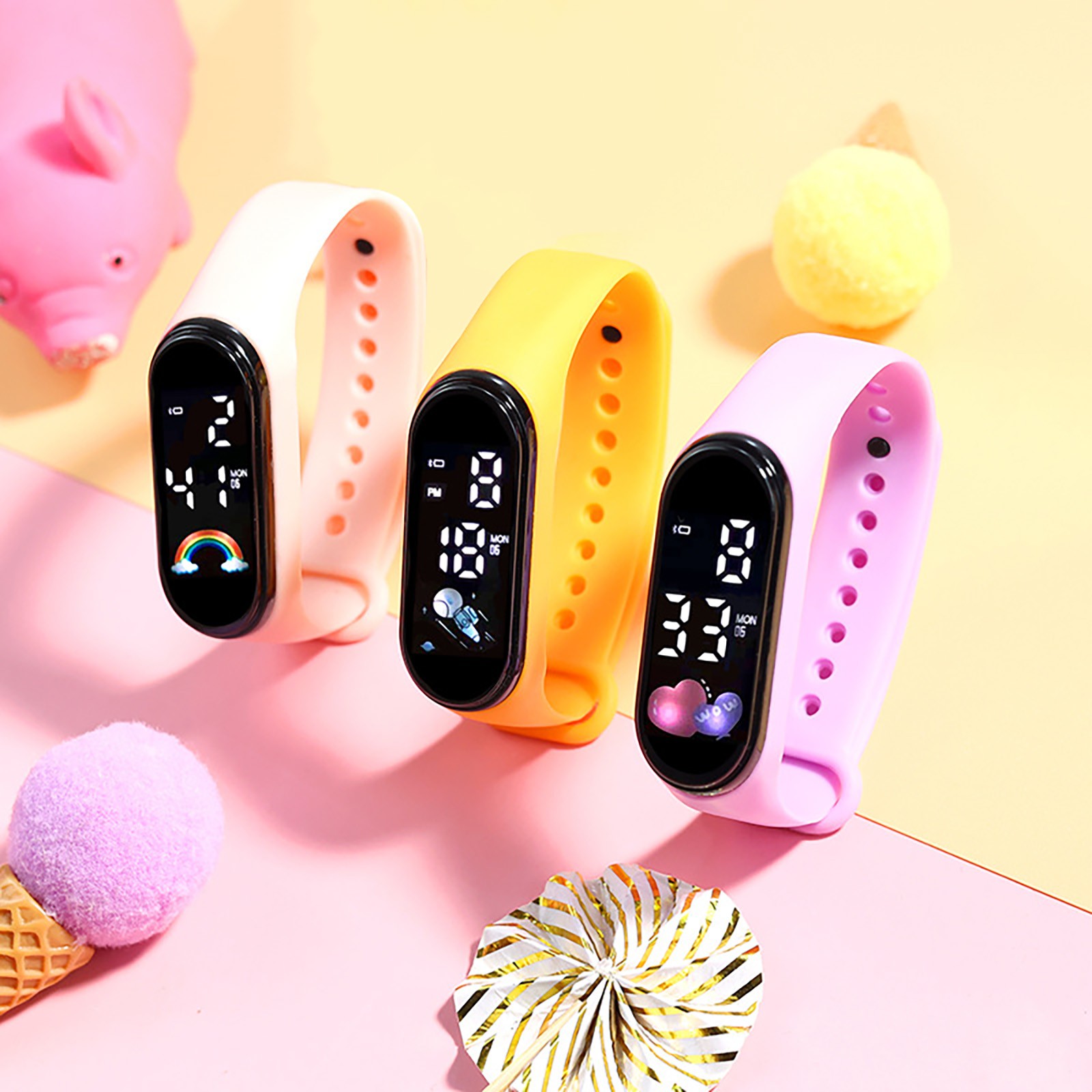 AliExpress Kids Kawaii Silicone Digital Watch, view 4
