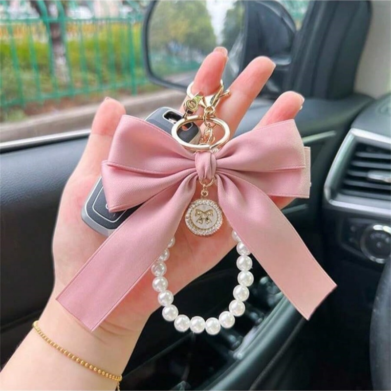 AliExpress Large Bow Keychain Bag Charm, view 3