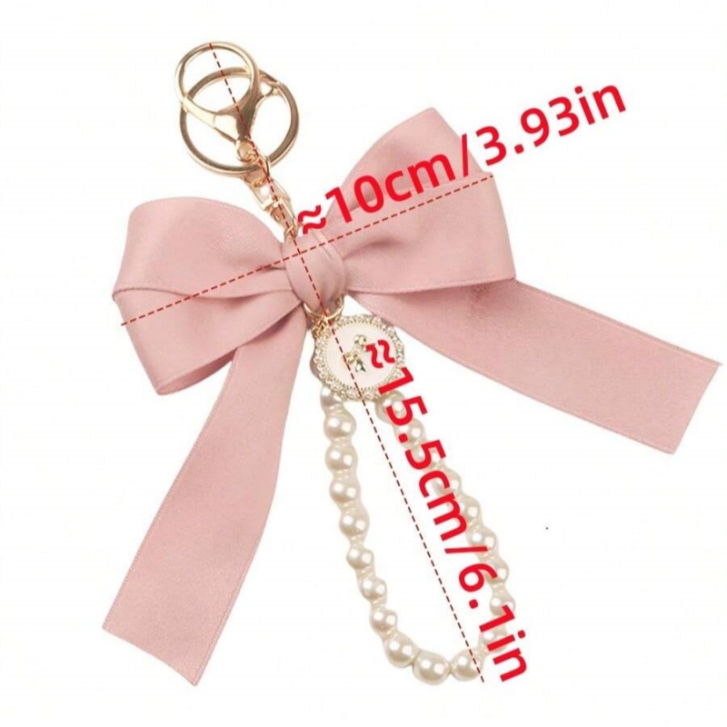 AliExpress Large Bow Keychain Bag Charm, view 4