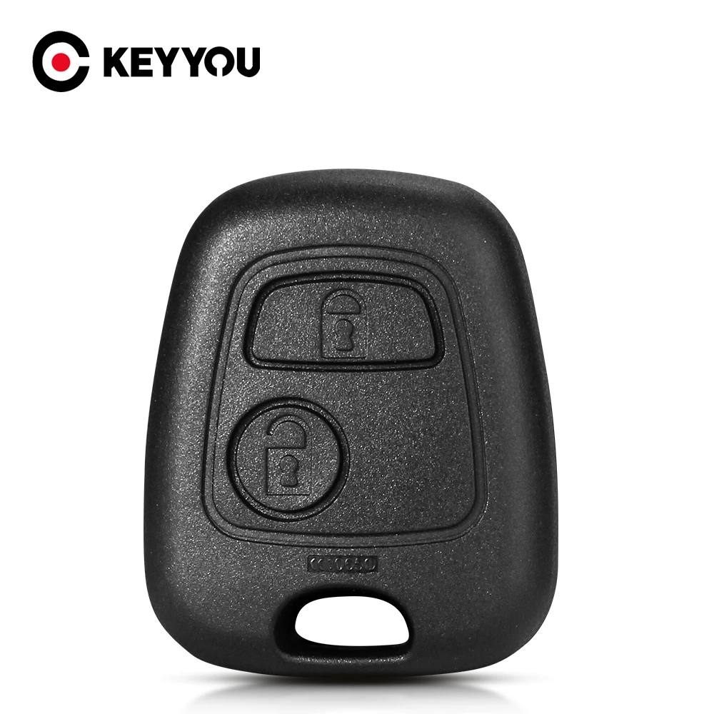 AliExpress KEYYOU Remote Car Key Shell Case Replacement 2 Buttons For Peugeot 206 207 307 408 607 For Citroen C1 C2 C3 C4 For Xsara Picasso