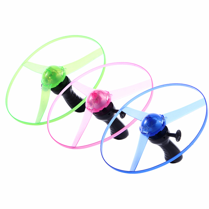 AliExpress Kid Sports Pull Line Saucer Toys Children Outdoor Fun Rotating Flying Toy LED Light Processing Flash Flying Toy for Parks Beach, view 2
