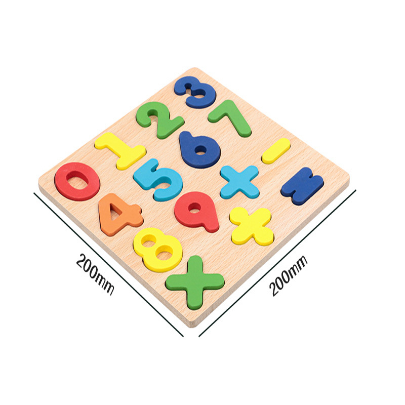 AliExpress Kids Alphabetic Arithmetic Number Geometric Shapes Wooden Puzzle Montessori Preschool Learning Educational Game Toy for Children, view 5