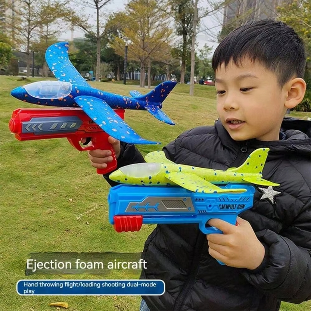 AliExpress Kids' Catapult Planes, Foam Planes, Gliders, Parent-Child Outdoor Shooting Flying Toys (Separate Accessory Packs for Purchase)