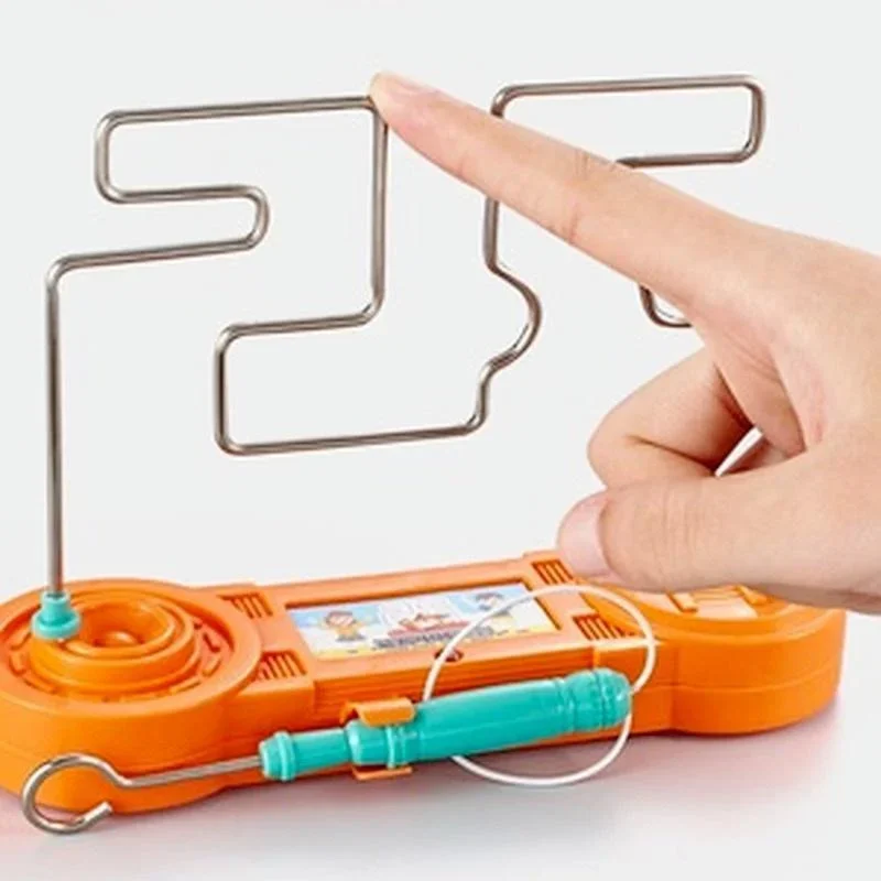 AliExpress Kids Collison Electric Shock Toy Education Electric Touch Maze Game Party Funny Game Science Experiment Toys for Children Gift