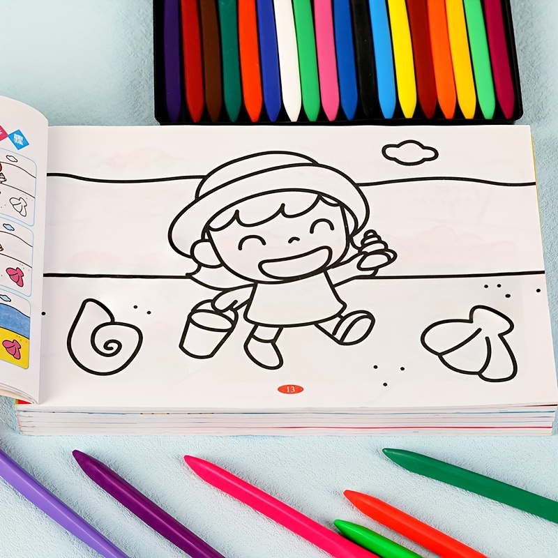 AliExpress Kids Coloring Book -  Doodle Drawing book,Birthday&Holiday Gift,Entry Level Drawing & Painting Book for Children Chinese Version, view 5
