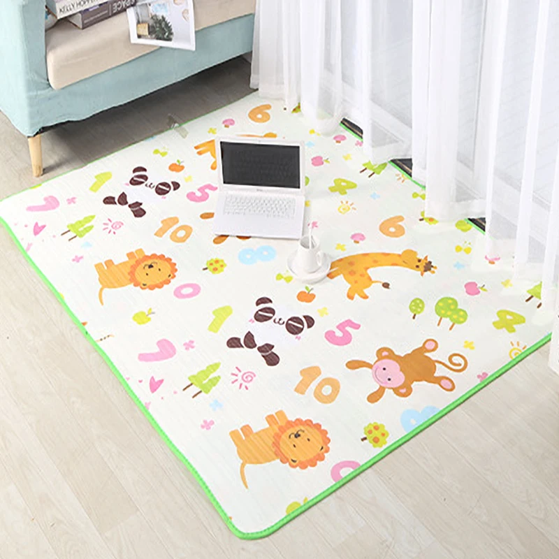 AliExpress Kids Crawling Mats Baby Play Mat EPE Activity Gym Carpet Baby Game Carpet for Children Rug Floor Newborns Eva Foam Toys 120*90cm, view 2