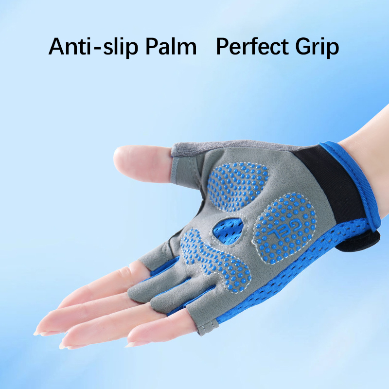 AliExpress Kids' Anti-Slip Half-Finger Cycling Gloves