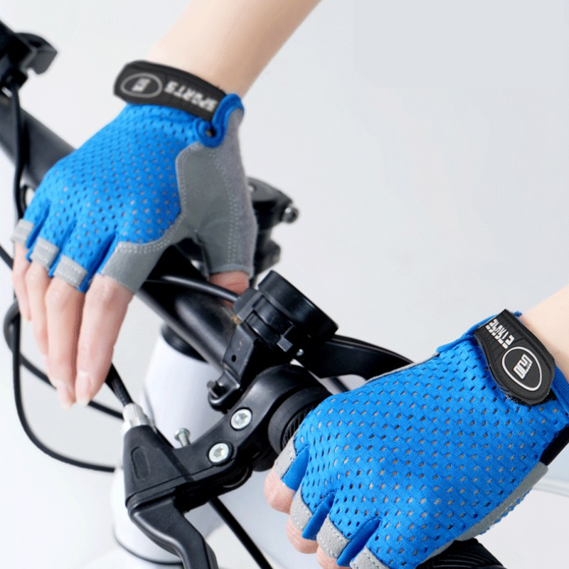 AliExpress Kids' Anti-Slip Half-Finger Cycling Gloves, view 4