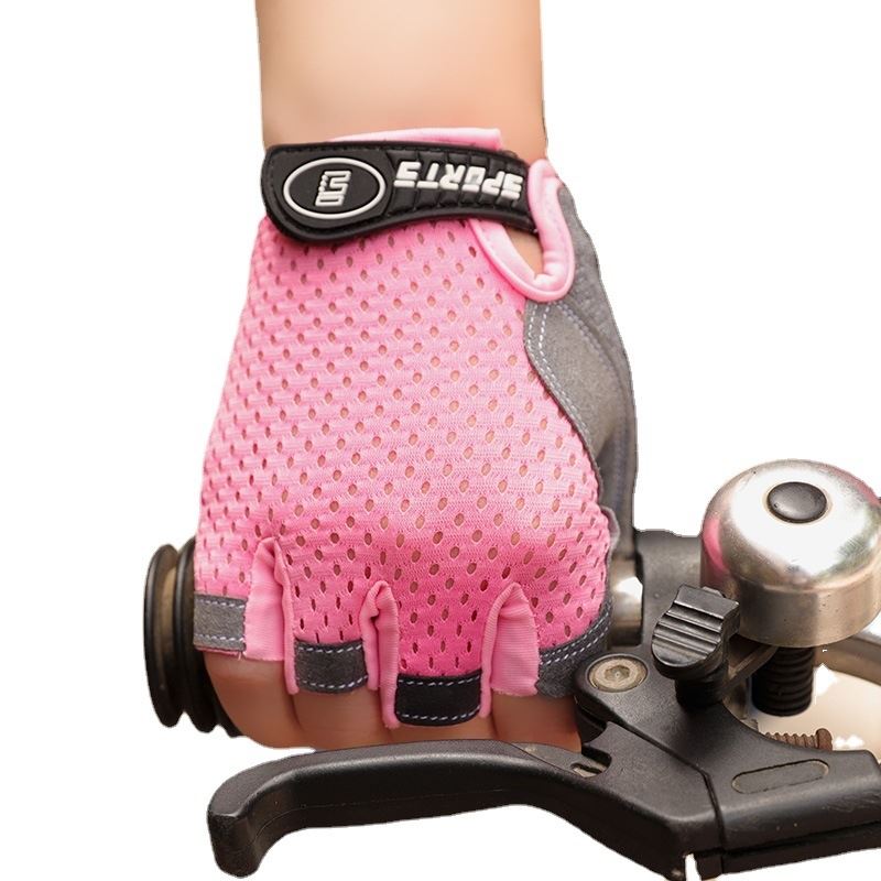 AliExpress Kids' Anti-Slip Half-Finger Cycling Gloves, view 5