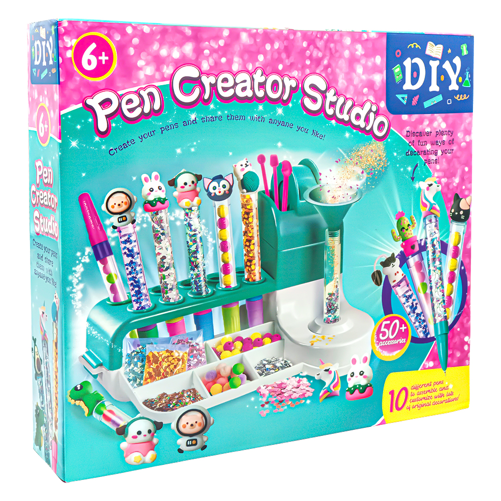 AliExpress Kids DIY Pen Creator Studio Set - Educational Toy for Children to Make Custom Pens with Decorations, Craft Kit for Creativity &
