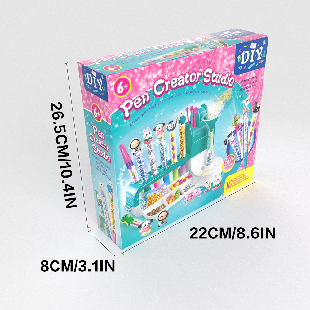 AliExpress Kids DIY Pen Creator Studio Set - Educational Toy for Children to Make Custom Pens with Decorations, Craft Kit for Creativity &, view 2