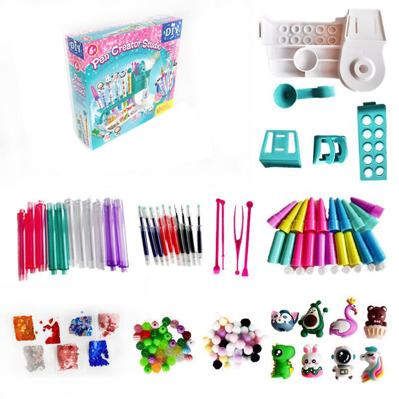 AliExpress Kids DIY Pen Creator Studio Set - Educational Toy for Children to Make Custom Pens with Decorations, Craft Kit for Creativity &, view 5