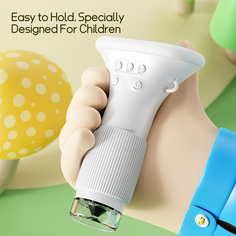 AliExpress Kids Microscope 1000x Magnifier Microscope 200 Megapixels With LED Photo Video Function Educational Toys Science For Children, view 4