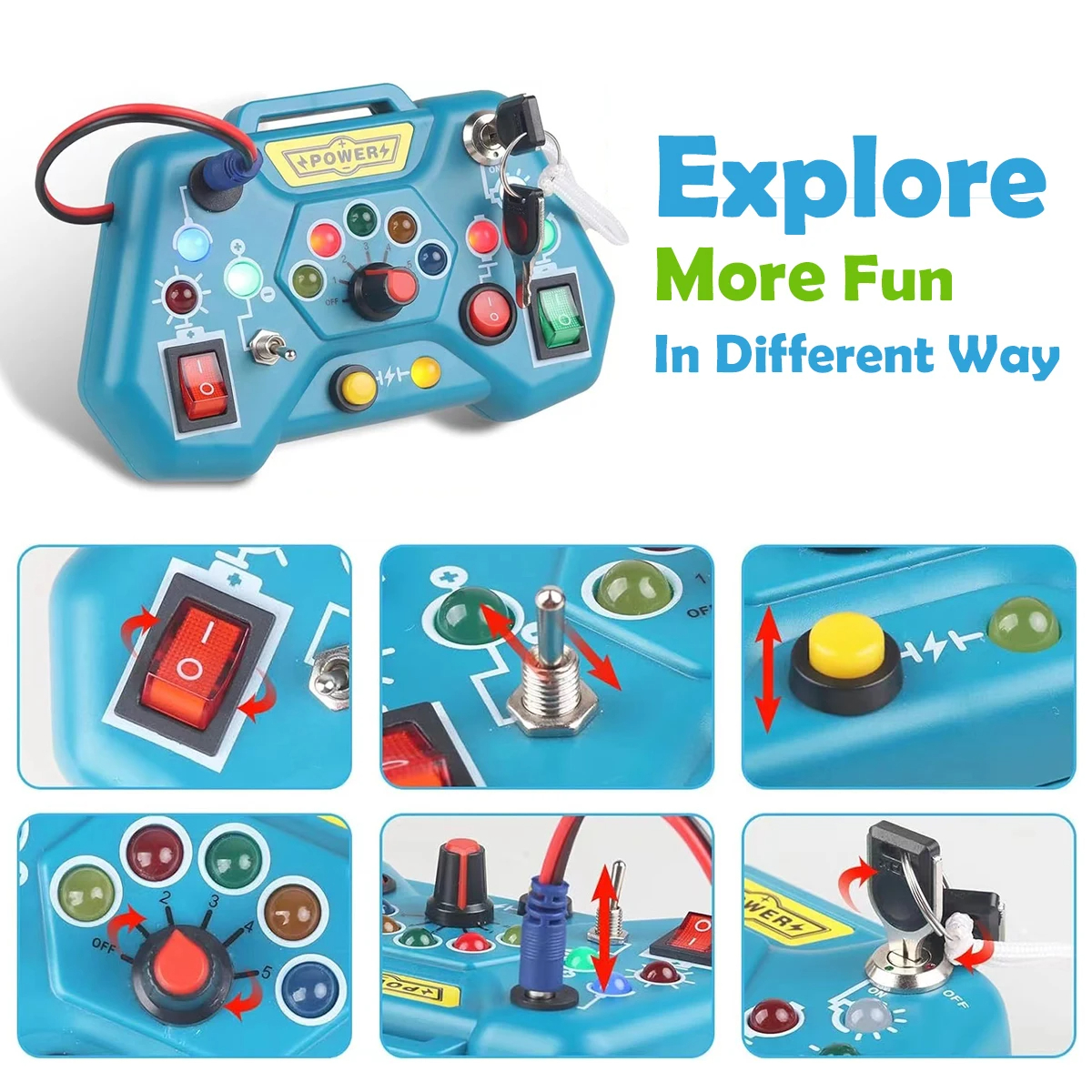 AliExpress Kids Montessori Busy Board, Early Educational Toy, Perfect Travel & Gift for Toddlers