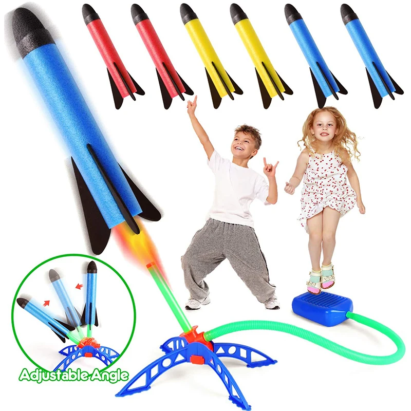 AliExpress Kids Foot-Pump Rocket Launcher Toy, view 2