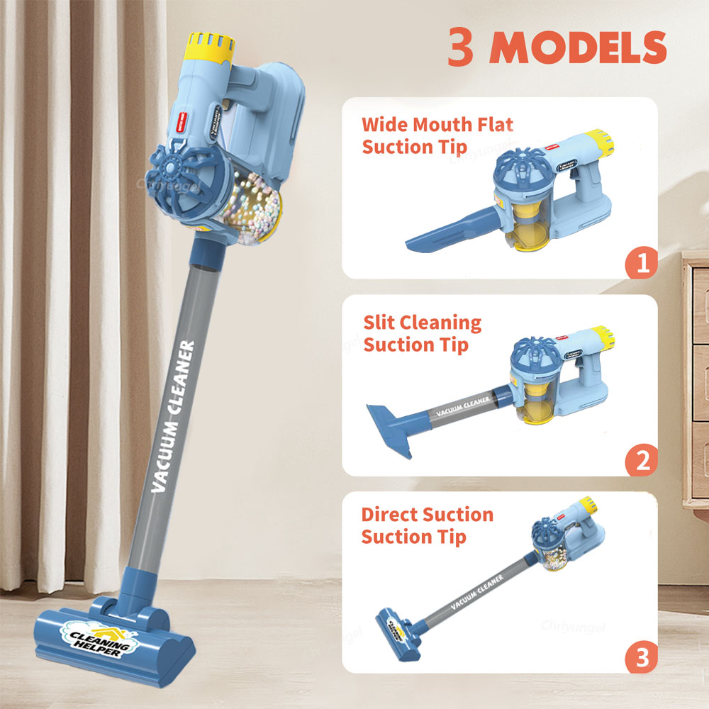 AliExpress Kids Simulation Electric Vacuum Cleaner Cleaning Set for Toddlers Role Play Housekeeping Educational Toys Girl Boy Gifts, view 4