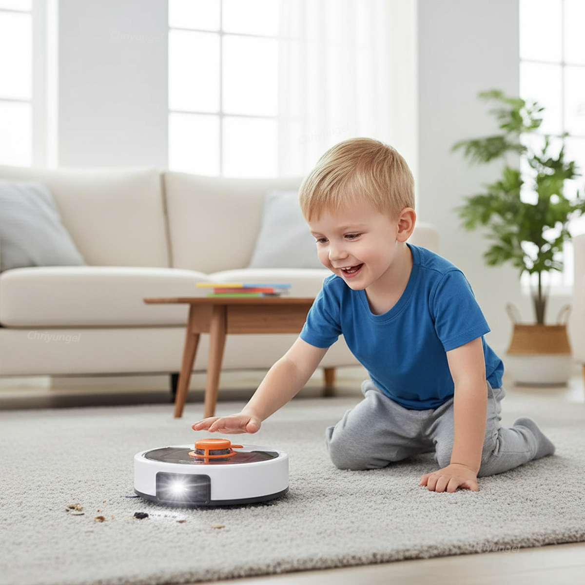 AliExpress Kids Simulation Electric Vacuum Cleaner Toy Set Housekeeping Role Play Educational Toys for Toddlers Perfect Gift for Girls Boys, view 3