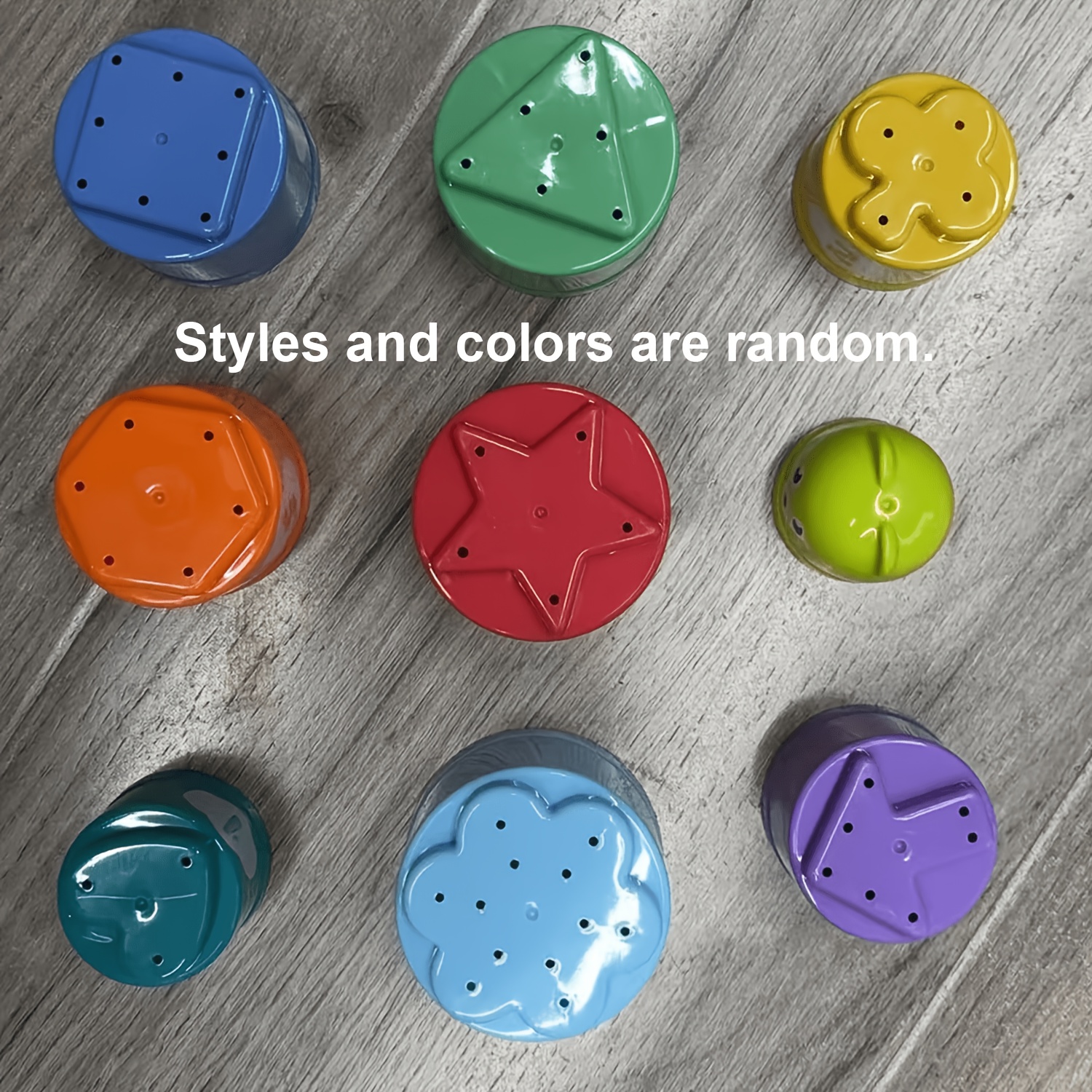 AliExpress Kids Stacking Cups Rainbow Fold Cup Baby Early Education Puzzle Toy Color Sorting Training Hand Speed Competition Birthday Gifts, view 4