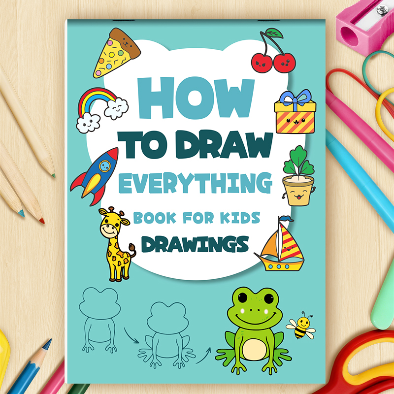 AliExpress Kids Step-by-Step Drawing Book - Learn How to Draw Everything Easy Tutorial for Children, Creative Gift, view 5
