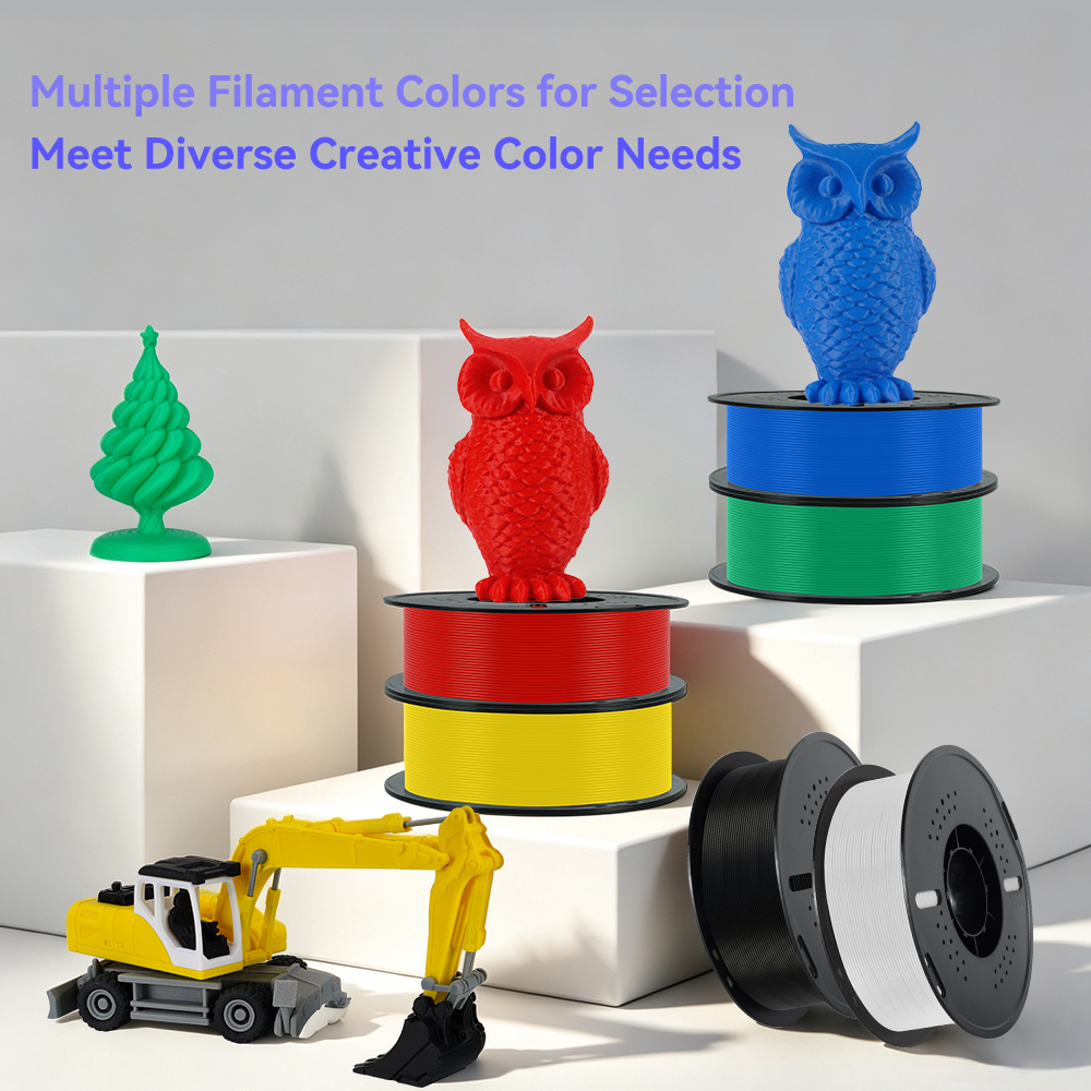 AliExpress KINGROON 10KG/22LBS Multicolor PLA Filament 1KG/Roll 1.75mm For 3D Printer Material for 3D Printing 3D Printer Filament Free Shipping, view 4