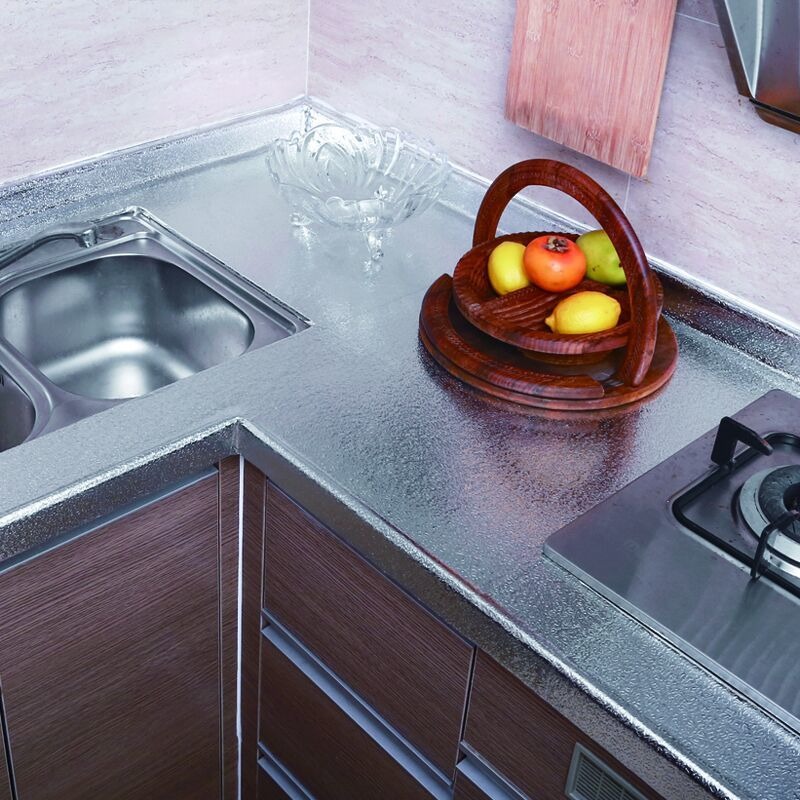 AliExpress Heat-Resistant Aluminum Foil Kitchen Wall Stickers, view 2