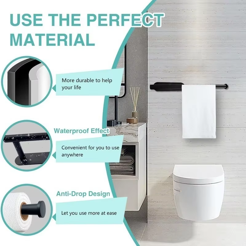 AliExpress Adhesive Paper Towel and Toilet Roll Holder, view 4