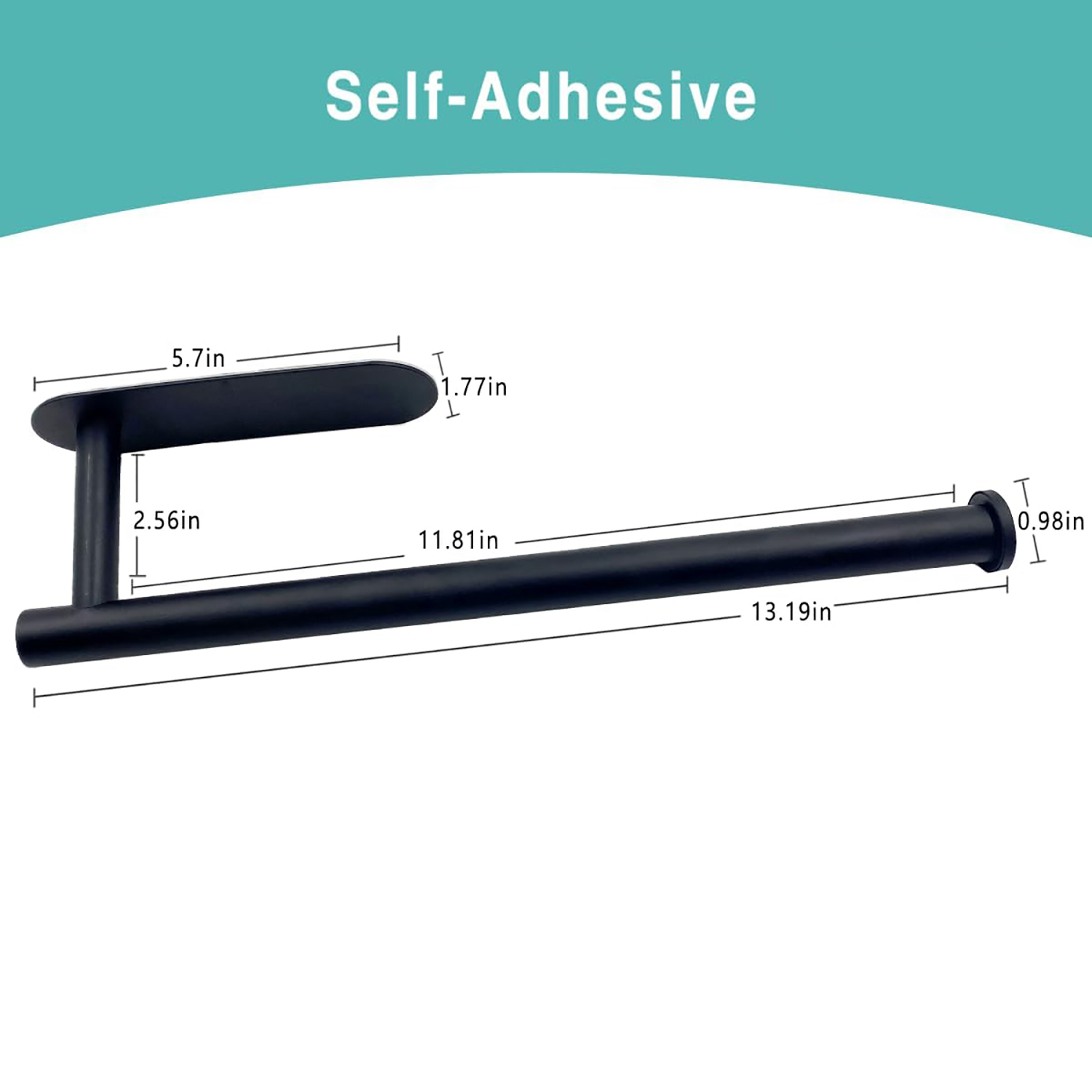 AliExpress Adhesive Kitchen Paper Towel Holder for Cabinets, view 3