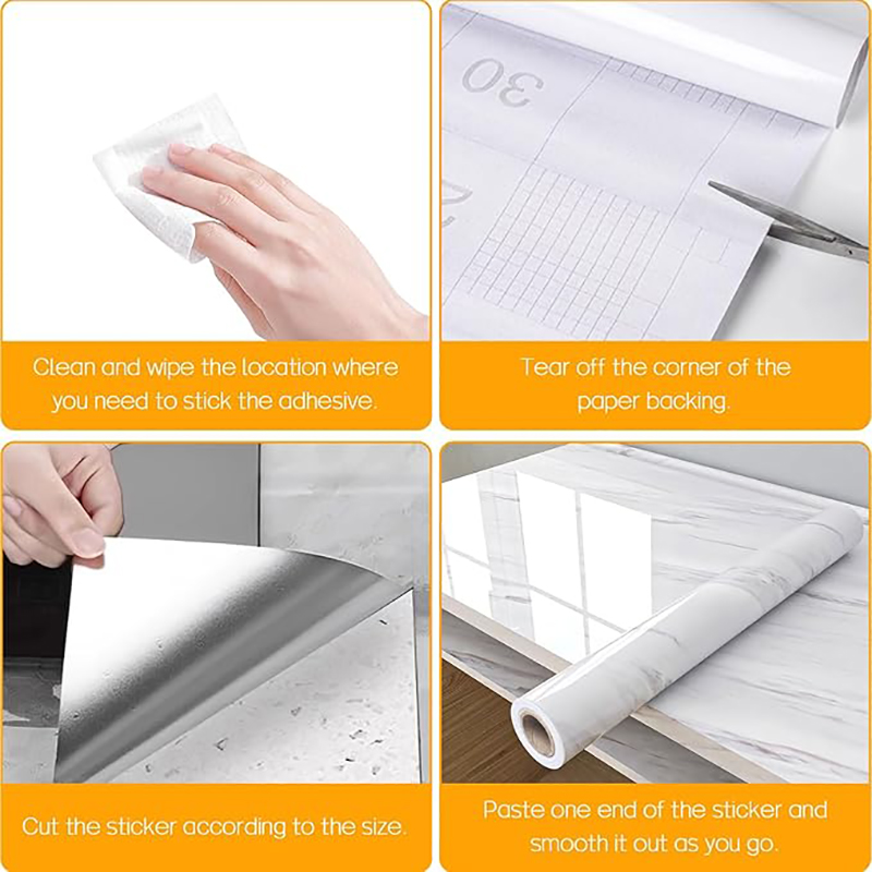 AliExpress Self-Adhesive Pearlescent Waterproof Kitchen Wallpaper, view 3