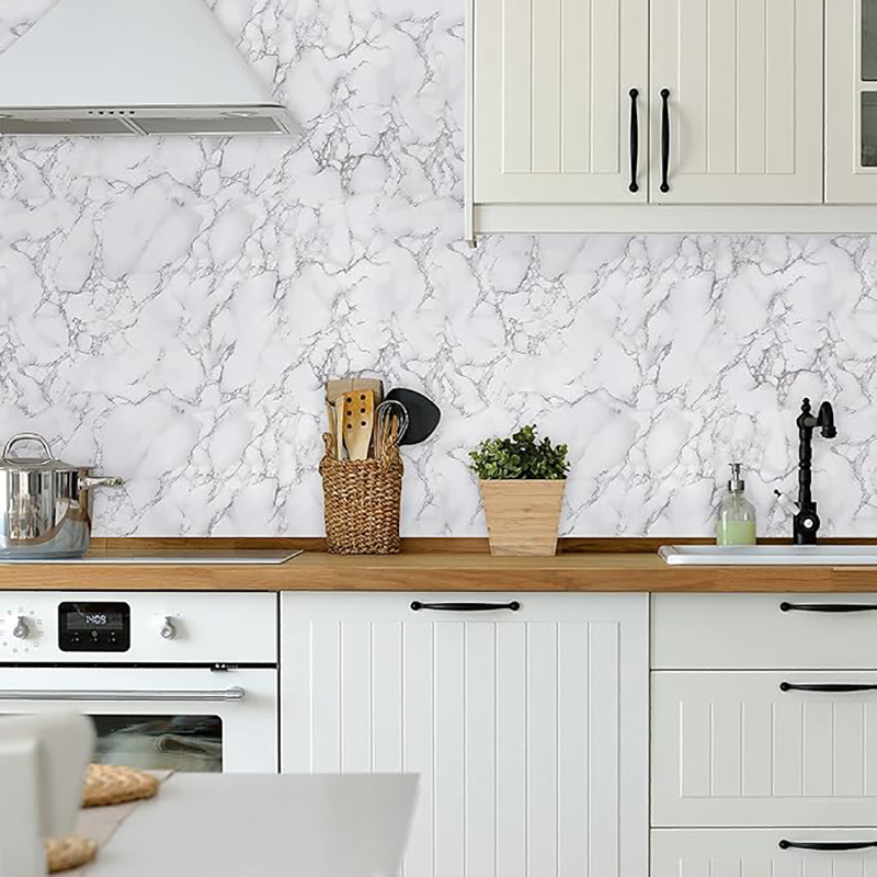 AliExpress Self-Adhesive Pearlescent Waterproof Kitchen Wallpaper, view 5