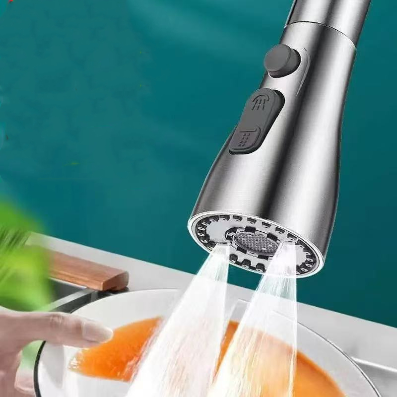 AliExpress 3-Mode Pull-Out Kitchen Faucet Sprayer Nozzle, view 5