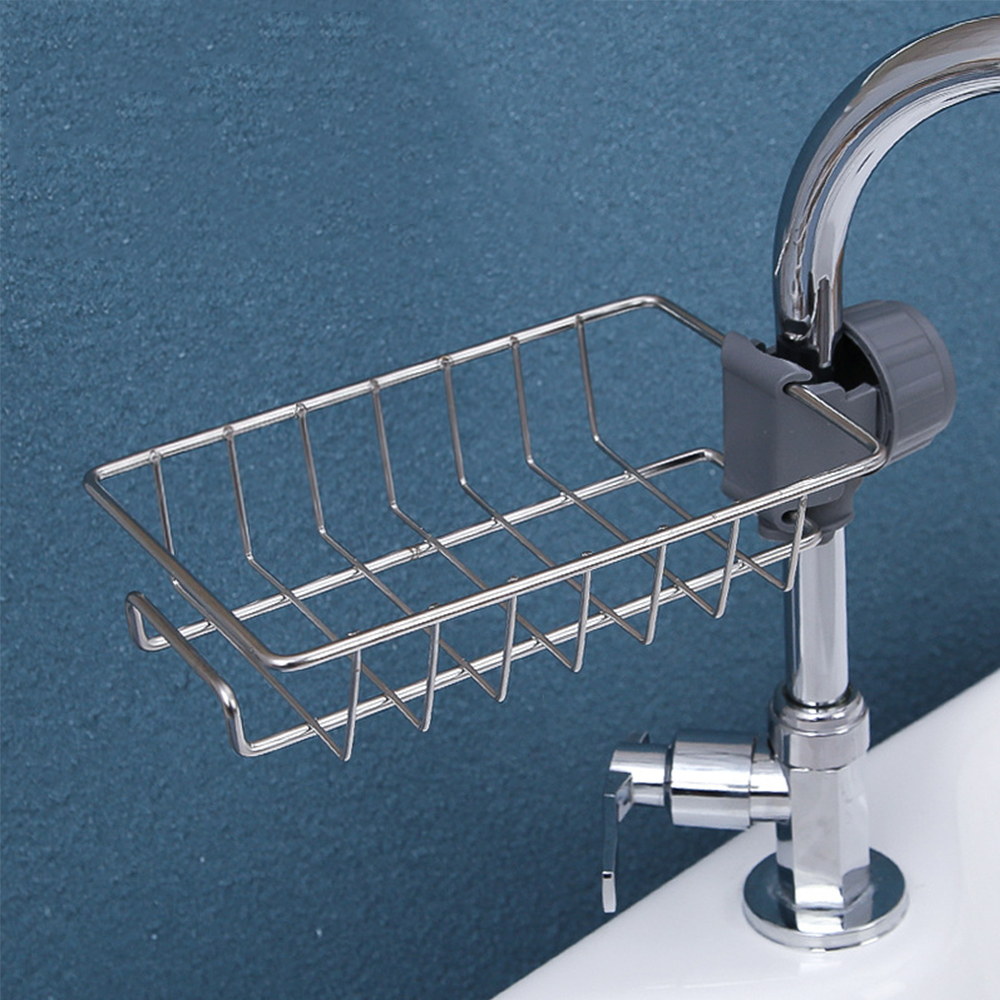 AliExpress Kitchen Sink Drain Rack with Flexible Faucet Holder, view 5