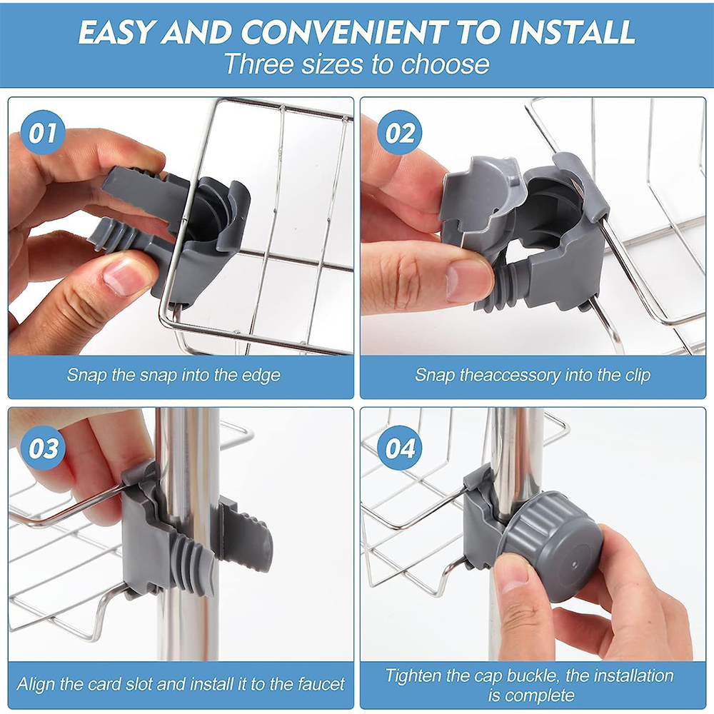 AliExpress Kitchen Sink Drain Rack with Flexible Faucet Holder, view 6