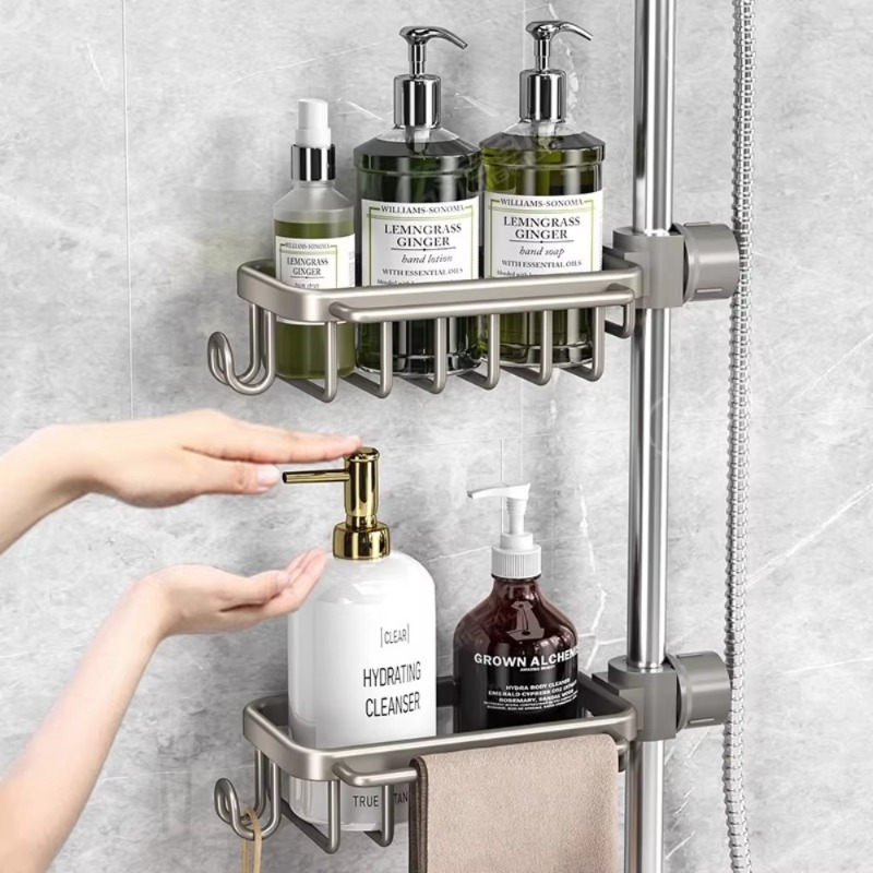 AliExpress Aluminum Kitchen Sink Drain Rack Organizer, view 5