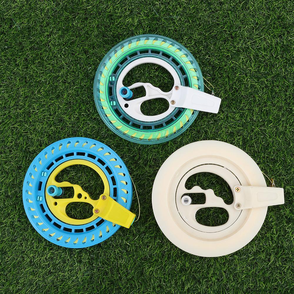 AliExpress Kite Reel Winder Fire Wheel String Flying Handle Tool Twisted String Line Outdoor Round Blue Grip For Fying Kites 150-500M, view 4