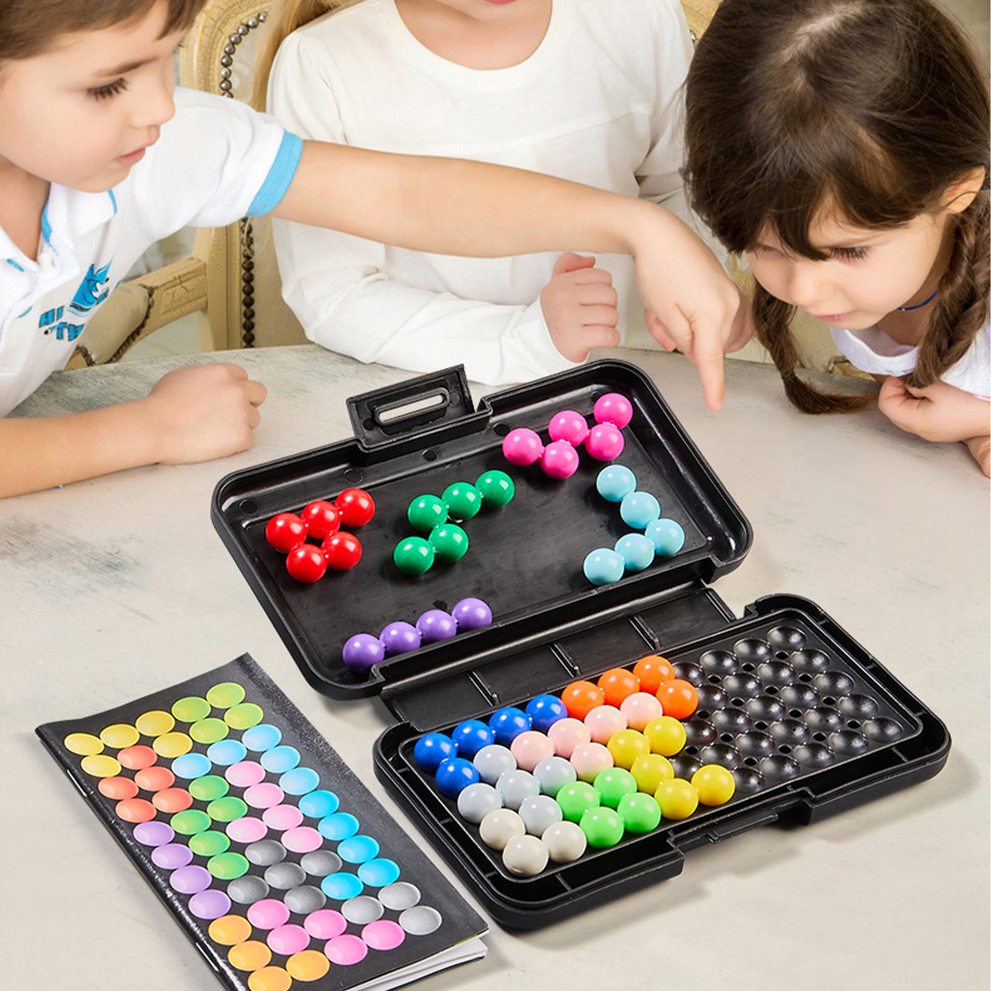 AliExpress KNYYSECQ Magic Bead Challenge Puzzle Building Blocks Children's Small Toys for Boys and Girls Puzzle and Stress Relief Toys, view 3