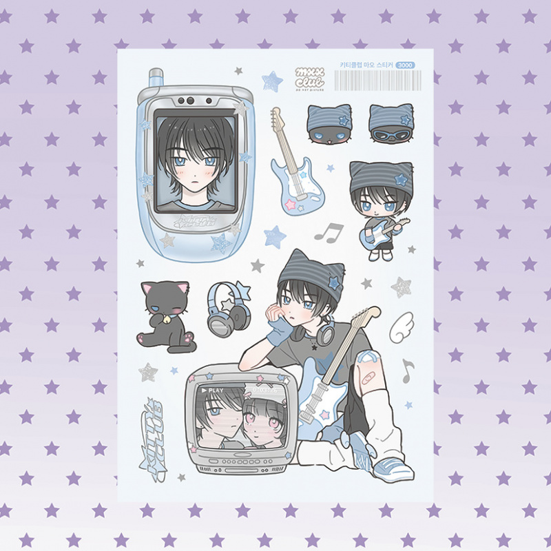 AliExpress Korea MXX Cute Sexy Cartoon Girl Character Stickers Hand Account Diary Notebook Planner Scrapbook DIY Decorative Stickers, view 4