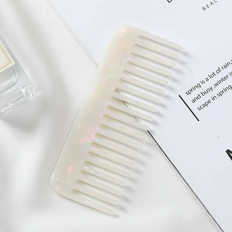 AliExpress Wide-Tooth Acetate Anti-Static Hair Comb, view 4