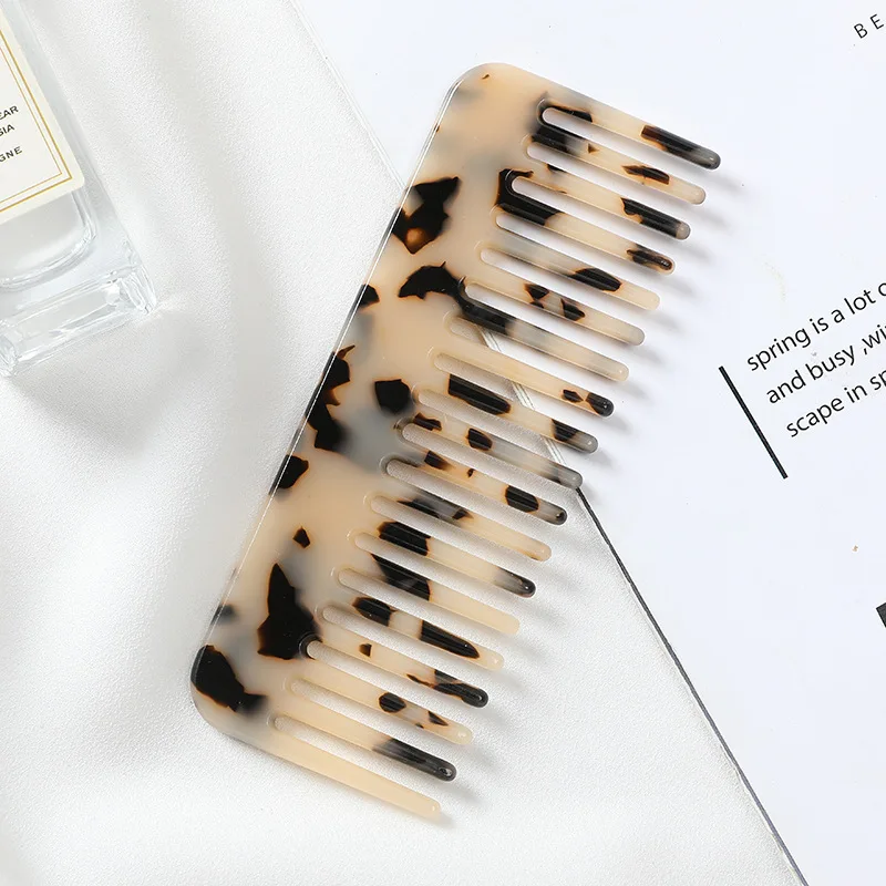 AliExpress Wide-Tooth Acetate Anti-Static Hair Comb, view 5