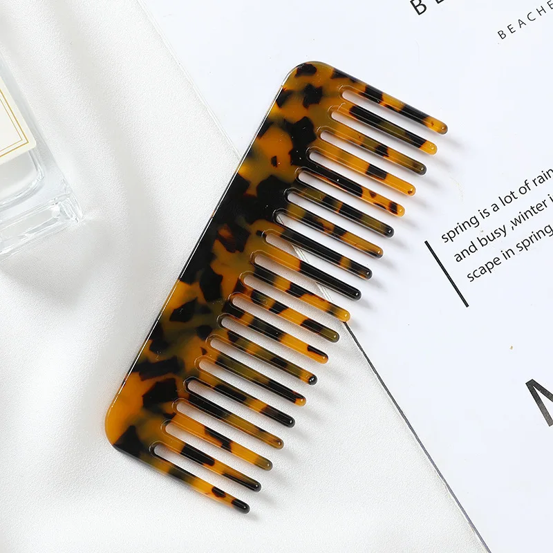 AliExpress Wide-Tooth Acetate Anti-Static Hair Comb, view 6