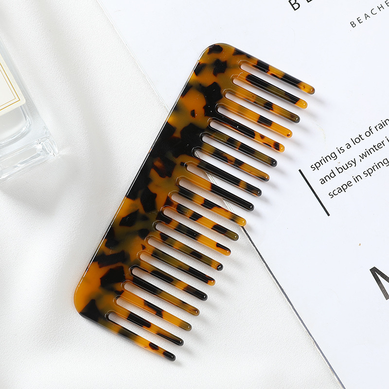 AliExpress Wide-Tooth Anti-Static Acetate Hair Comb, view 5
