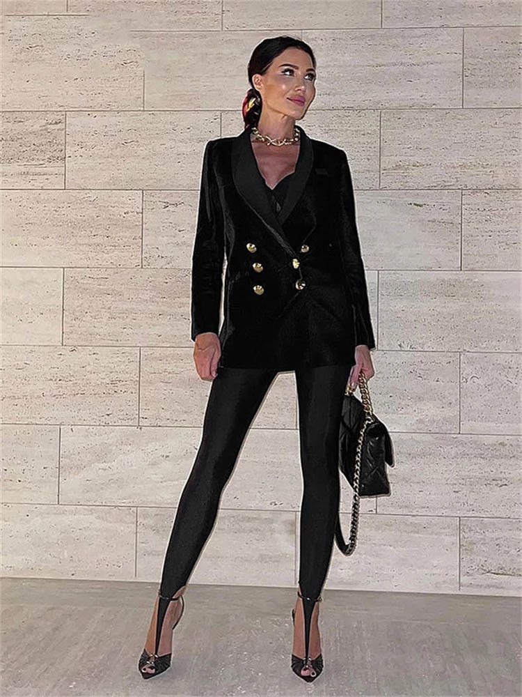 AliExpress Korean Fashion Winter Black High Waisted Skinny Y2K Women Pants Sexy Glitter Casual Club 2022 Leggings Pants Long, view 5