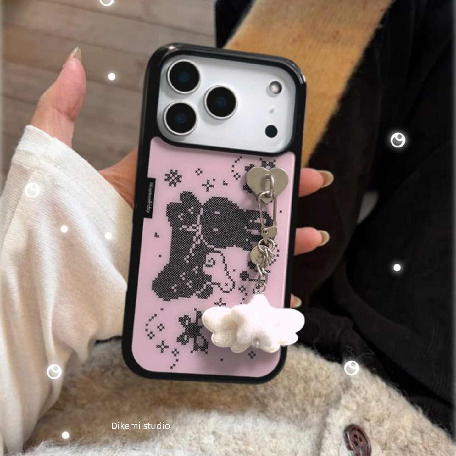 AliExpress Pixel Rabbit Angel Wings Silicone Phone Case, view 5