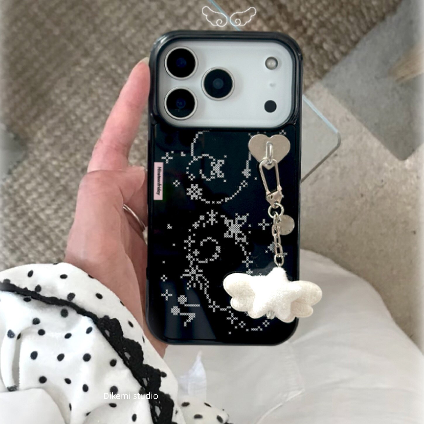 AliExpress Pixel Rabbit Angel Wings Silicone Phone Case, view 6