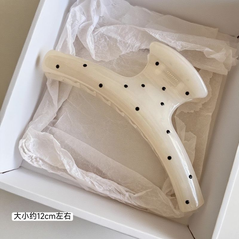 AliExpress Large Acrylic Polka Dot Claw Hair Clip, view 3