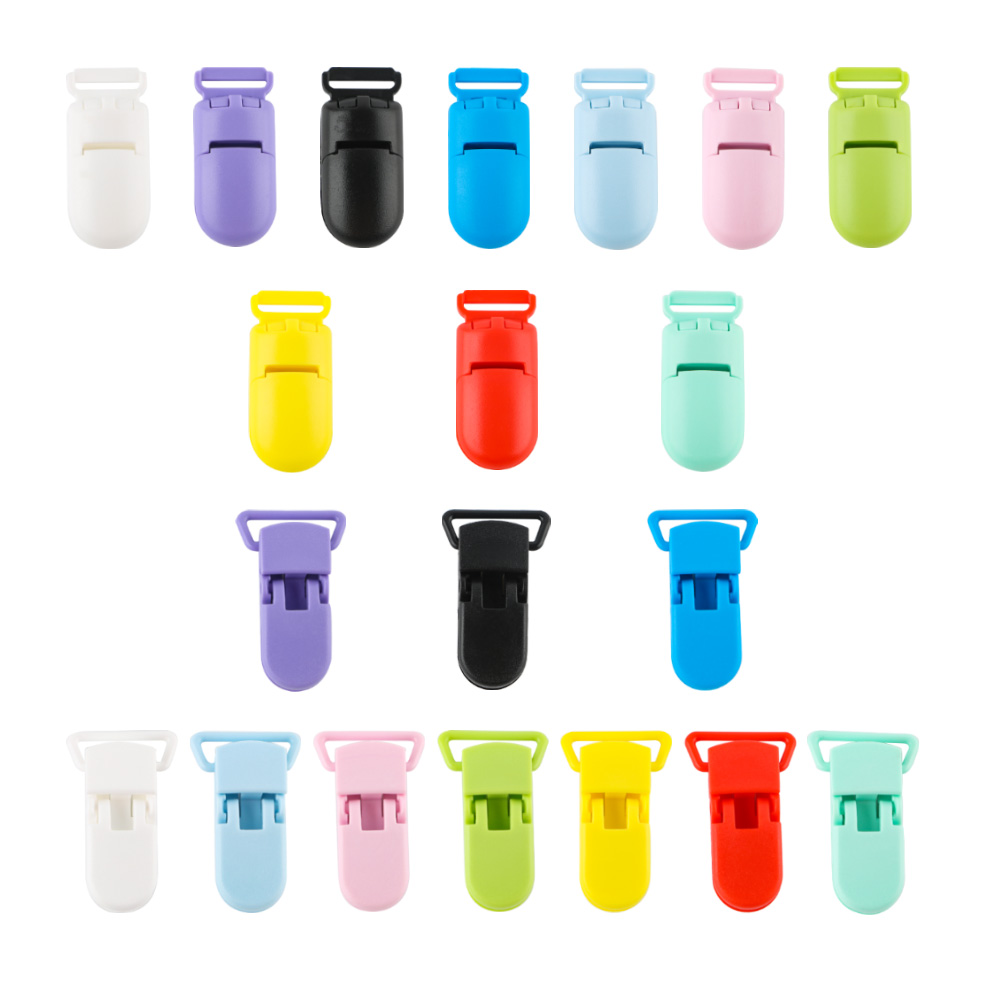AliExpress Colored Plastic Pacifier Clips (10-Pack)