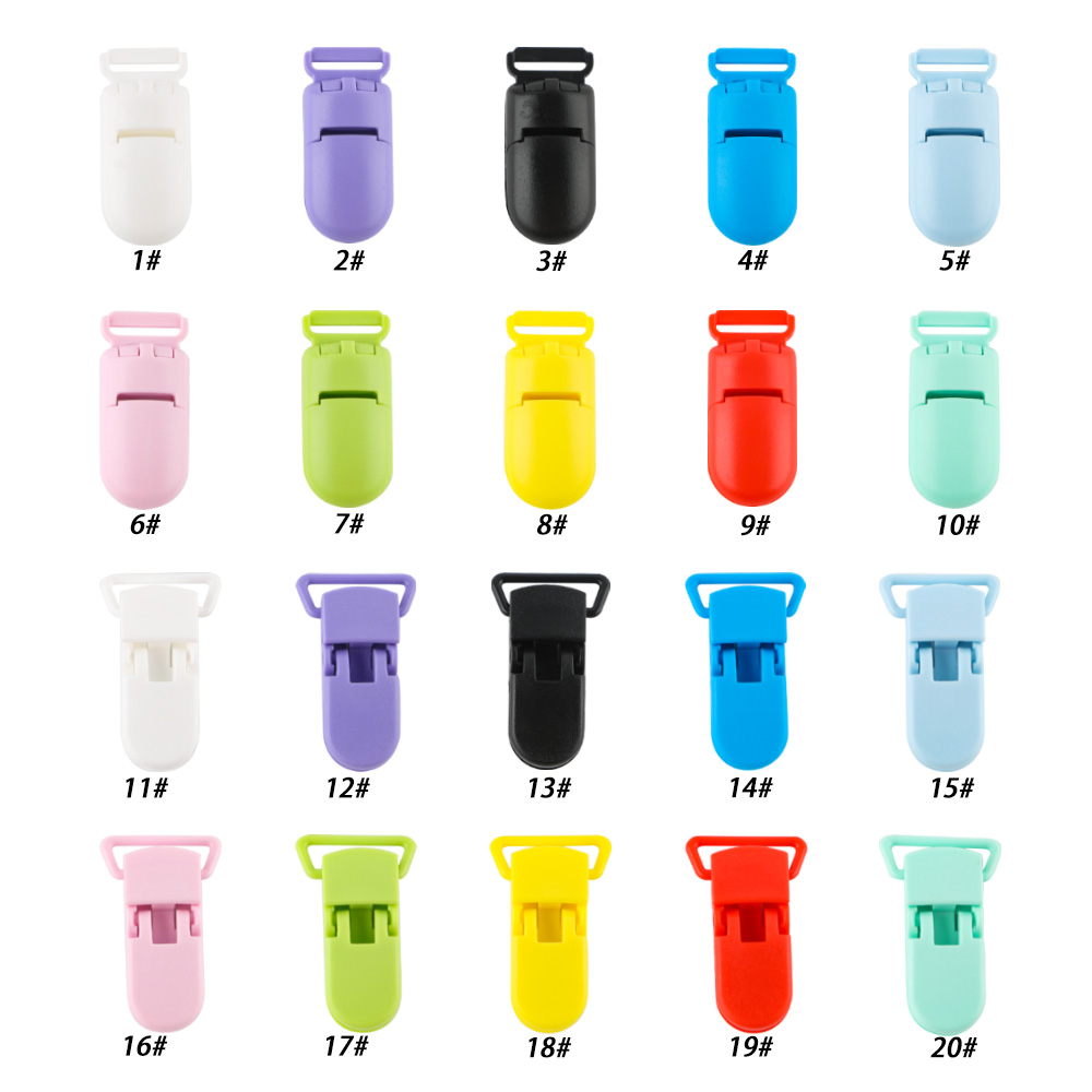 AliExpress Colored Plastic Pacifier Clips (10-Pack), view 2