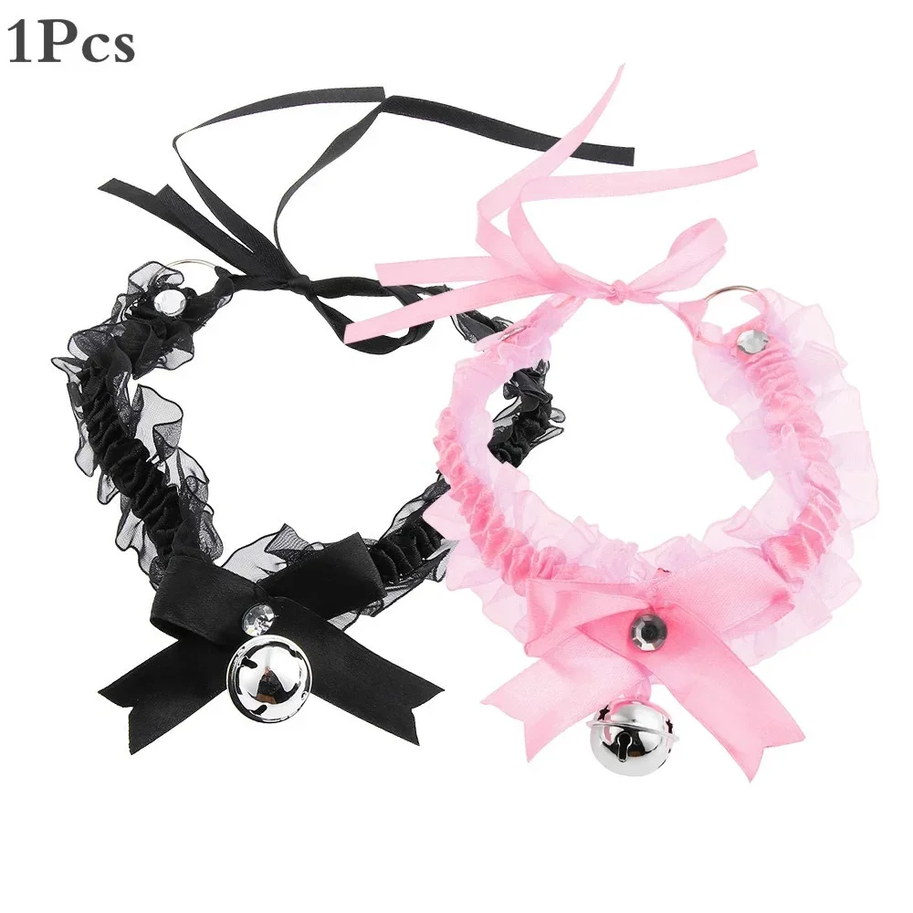 AliExpress Gothic Lace Bow Bell Choker Necklace, view 3