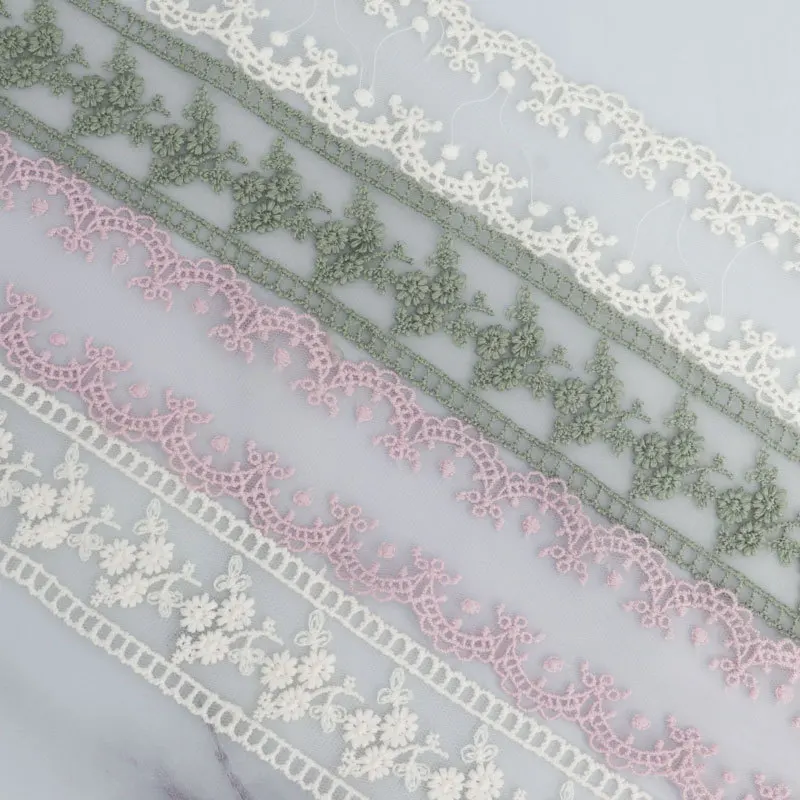 AliExpress Lace Jacquard Embroidery Hollow Lace Ribbon DIY Bow Hair Accessories Flower Packaging Straw Hat Clothes Edge Ribbon, view 3