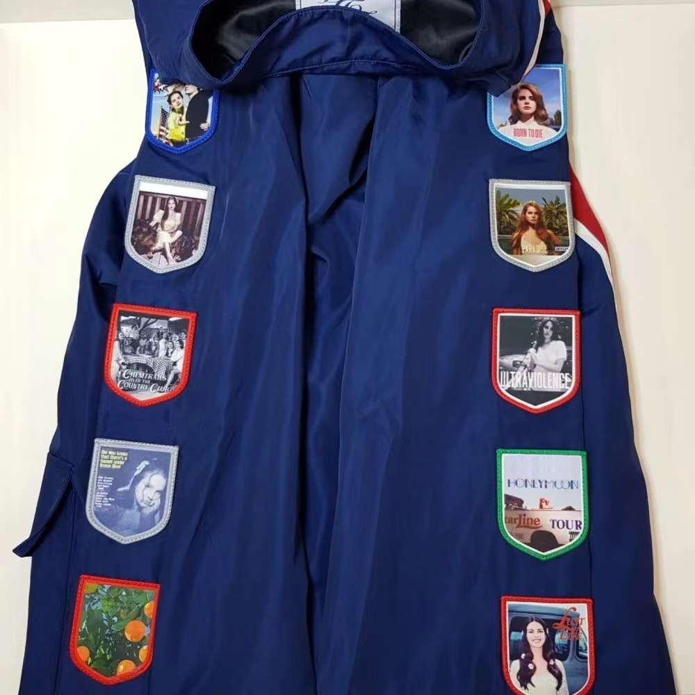 AliExpress Lana Merch Commemorative LDR Racer Jackets 2026 Navy For Women And Men Racing Jacket With Patches Del Top Coat Reys Lady Clothes